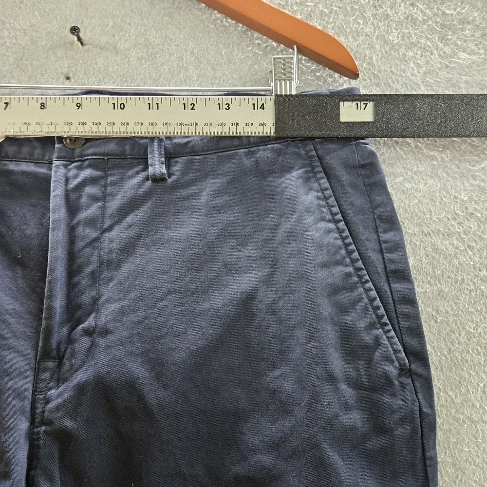 Polo Ralph Lauren Men Pants 33/30 Navy Embroidered Chino Twill Stretch READ
